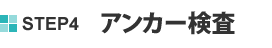 STEP4 アンカー検査