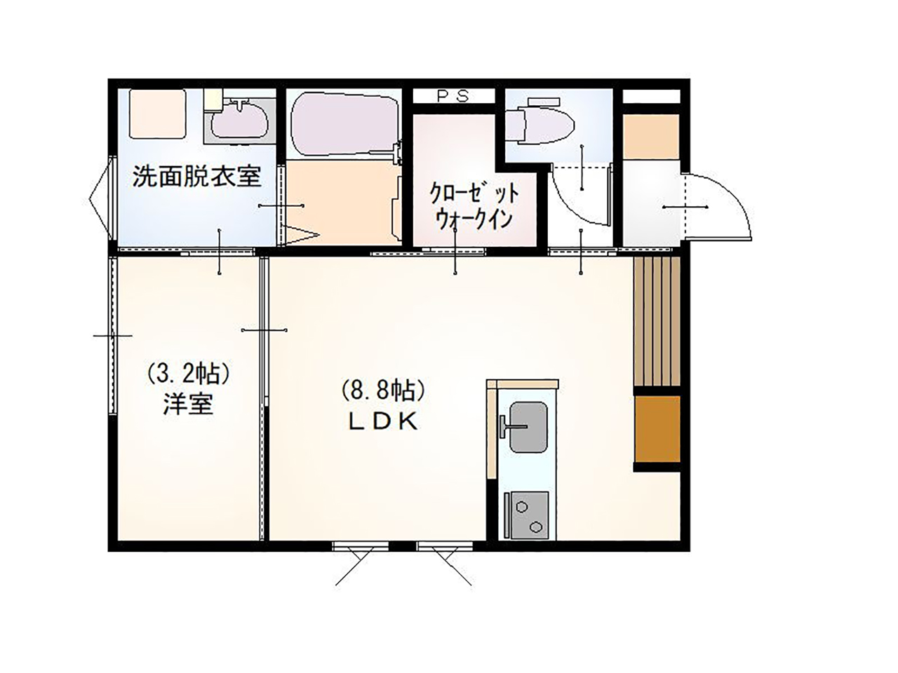  間取図 Ⅰ棟