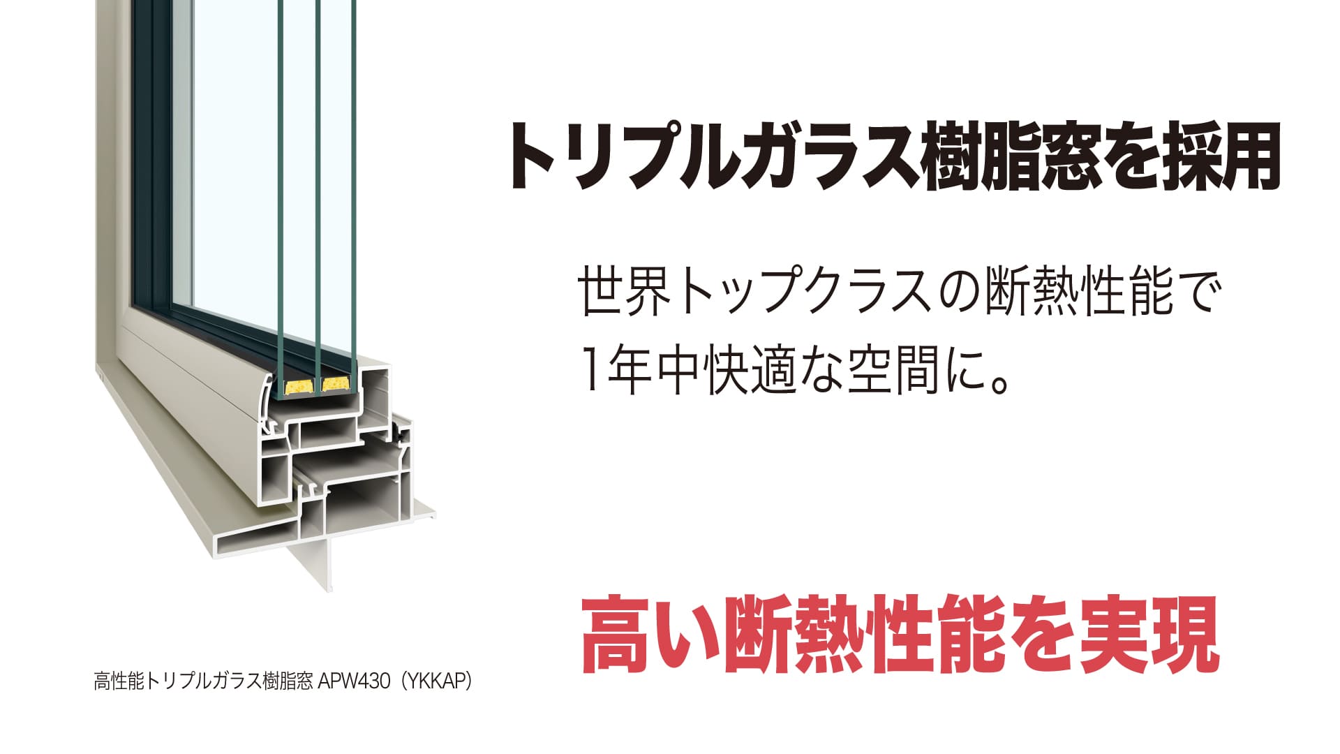 トリプルサッシ